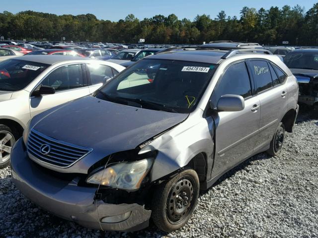 JTJGA31U850057968 - 2005 LEXUS RX 330 GRAY photo 2