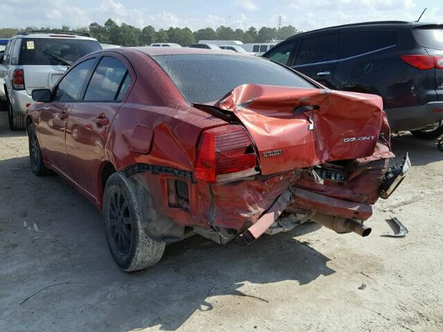 4A3AB36F08E022894 - 2008 MITSUBISHI GALANT ES RED photo 3