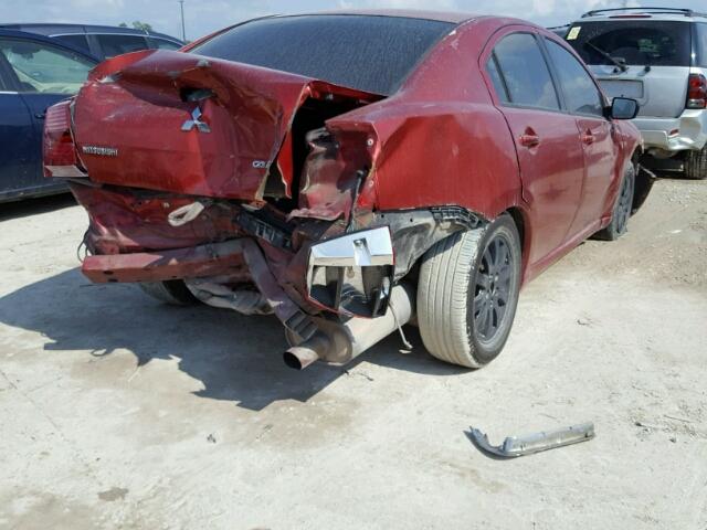 4A3AB36F08E022894 - 2008 MITSUBISHI GALANT ES RED photo 4