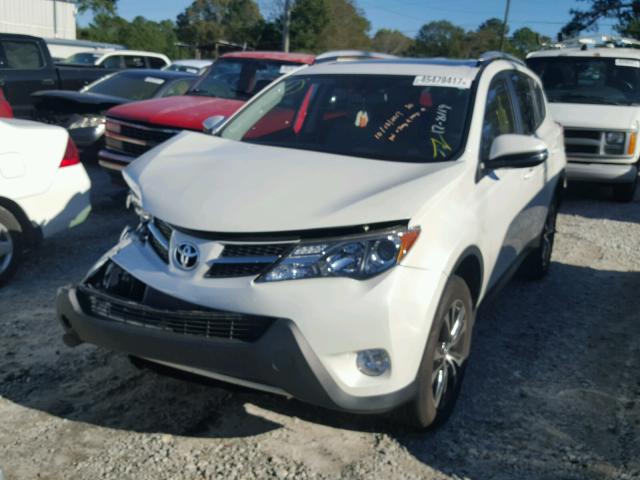 JTMYFREV2FD074760 - 2015 TOYOTA RAV4 LIMIT WHITE photo 2
