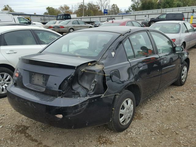 1G8AG52FX4Z201253 - 2004 SATURN ION LEVEL BLACK photo 4