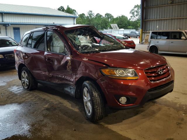 5NMSH4AG8AH386866 - 2010 HYUNDAI SANTA FE S RED photo 1