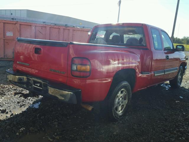 1GCEC19V74Z105847 - 2004 CHEVROLET SILVERADO RED photo 4