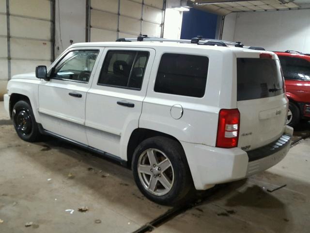 1J8FF48W87D393881 - 2007 JEEP PATRIOT LI WHITE photo 3