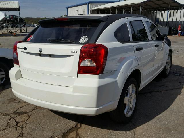 1B3HB48B67D373994 - 2007 DODGE CALIBER WHITE photo 4