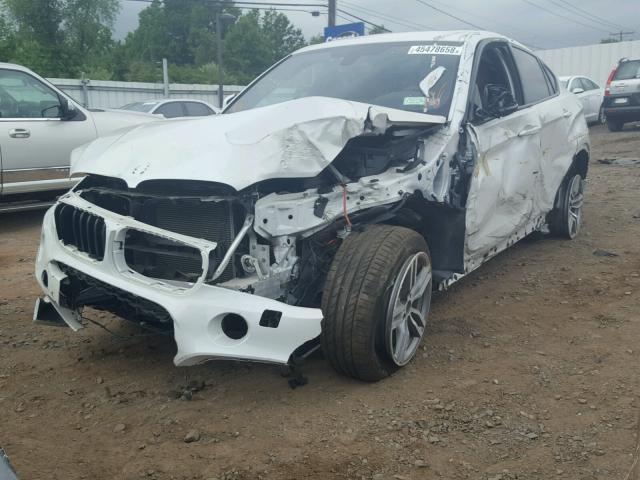 5UXKU2C53F0F95095 - 2015 BMW X6 XDRIVE3 WHITE photo 2