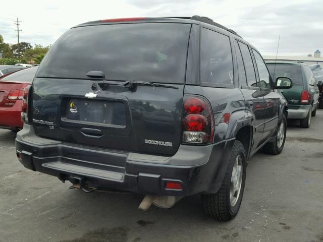 1GNDT13SX62349800 - 2006 CHEVROLET TRAILBLAZE GRAY photo 4