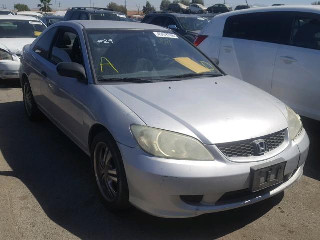 1HGEM22144L038364 - 2004 HONDA CIVIC DX V SILVER photo 1