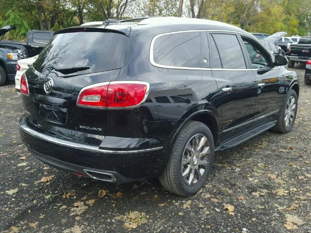 5GAKRBKD7HJ254550 - 2017 BUICK ENCLAVE BLACK photo 4