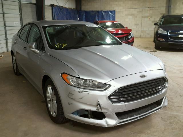 1FA6P0H72F5110007 - 2015 FORD FUSION SE SILVER photo 1