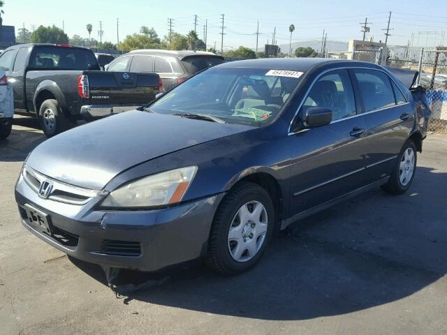 1HGCM56416A019489 - 2006 HONDA ACCORD LX GRAY photo 2