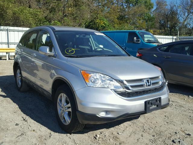 JHLRE4H7XBC026353 - 2011 HONDA CR-V EXL SILVER photo 1