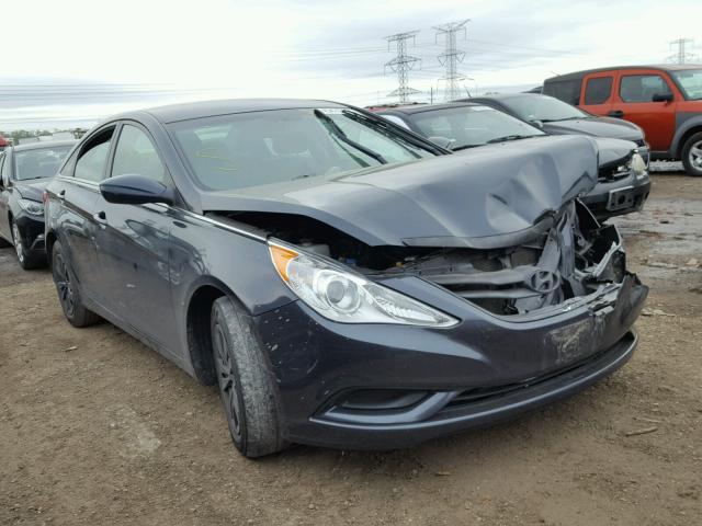 5NPEB4AC0DH703140 - 2013 HYUNDAI SONATA GLS CHARCOAL photo 1