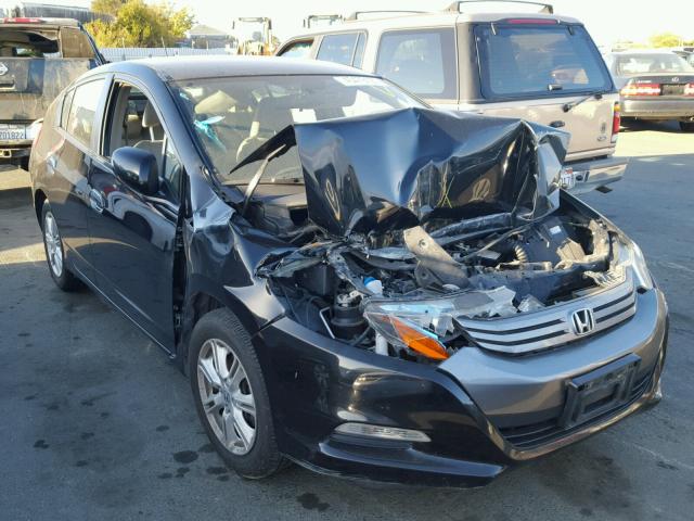 JHMZE2H71AS002222 - 2010 HONDA INSIGHT EX BLACK photo 1