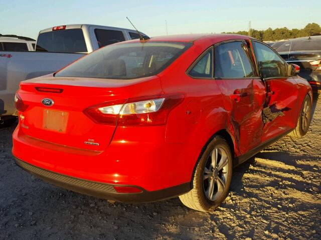 1FADP3F24DL107005 - 2013 FORD FOCUS SE RED photo 4