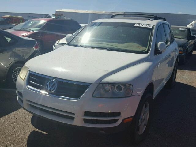 WVGBC77L14D081576 - 2004 VOLKSWAGEN TOUAREG 3. WHITE photo 2