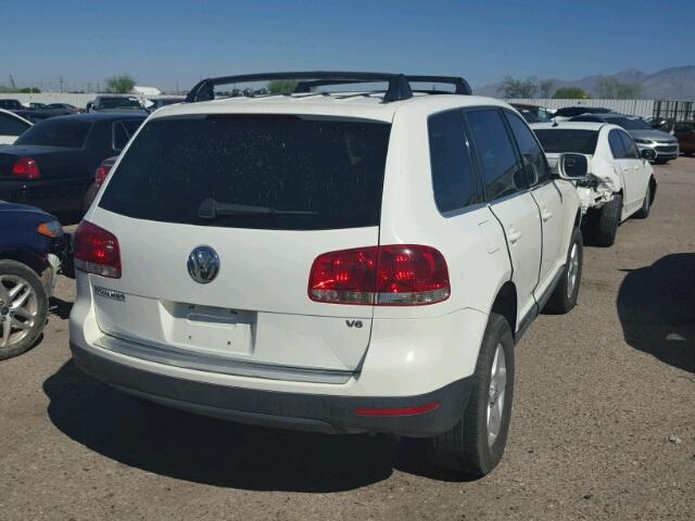 WVGBC77L14D081576 - 2004 VOLKSWAGEN TOUAREG 3. WHITE photo 4