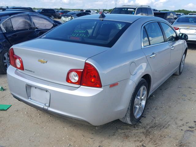 1G1ZD5EU9CF273307 - 2012 CHEVROLET MALIBU 2LT SILVER photo 4