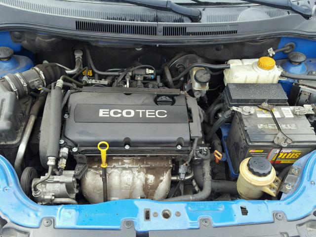 KL1TD5DEXAB073054 - 2010 CHEVROLET AVEO LS BLUE photo 7