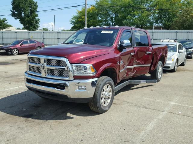 3C6UR5NL2GG310879 - 2016 RAM 2500 LARAM MAROON photo 2