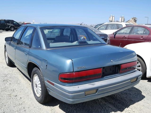 2G4WB54L0P1426349 - 1993 BUICK REGAL CUST GREEN photo 3