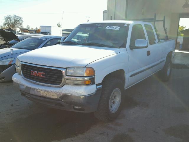 1GTEK19T91E339783 - 2001 GMC NEW SIERRA WHITE photo 2