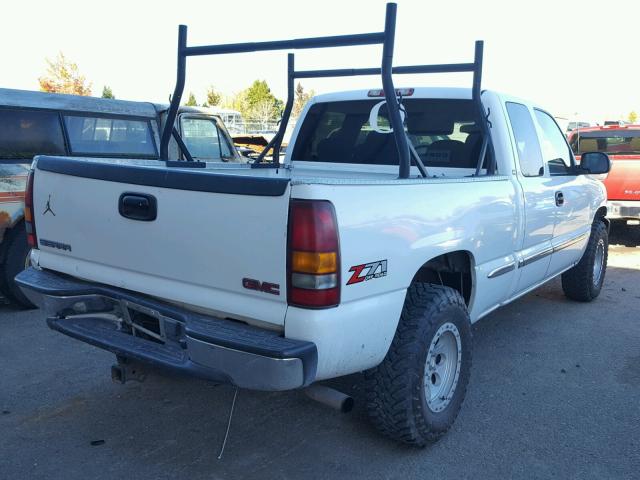 1GTEK19T91E339783 - 2001 GMC NEW SIERRA WHITE photo 4