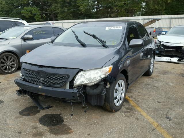 1NXBU4EE7AZ201473 - 2010 TOYOTA COROLLA BA GRAY photo 2