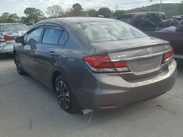 19XFB2F85FE057730 - 2015 HONDA CIVIC EX CHARCOAL photo 3