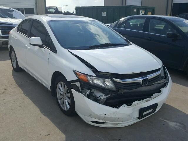 2HGFB2F91CH580740 - 2012 HONDA CIVIC EXL 白色 照片 1