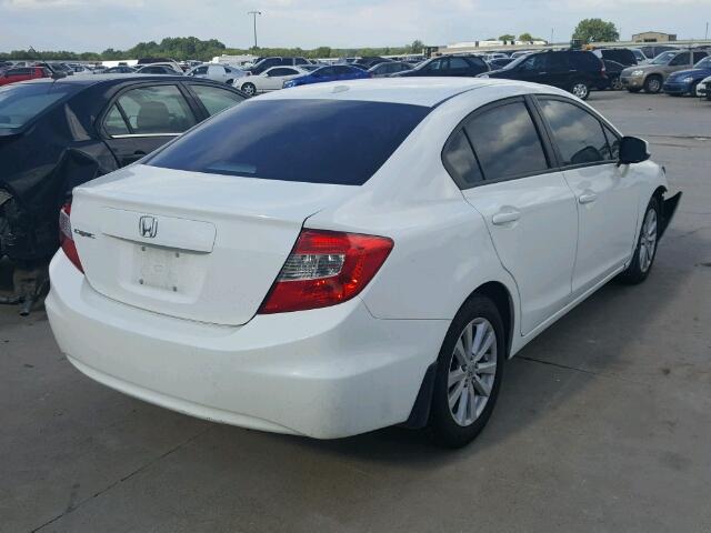 2HGFB2F91CH580740 - 2012 HONDA CIVIC EXL 白色 照片 4