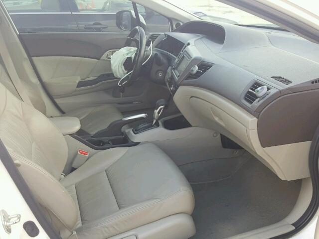 2HGFB2F91CH580740 - 2012 HONDA CIVIC EXL 白色 照片 5