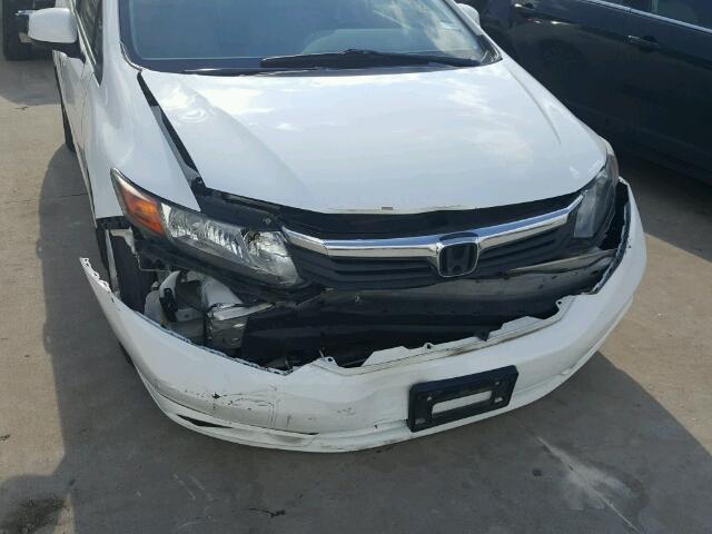 2HGFB2F91CH580740 - 2012 HONDA CIVIC EXL 白色 照片 9