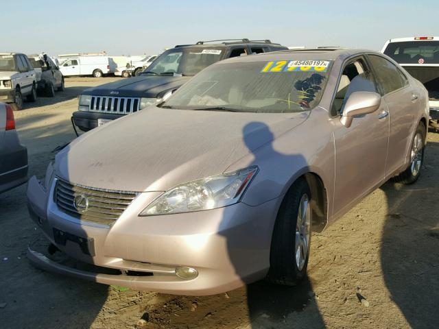 JTHBJ46G772149732 - 2007 LEXUS ES 350 TAN photo 2