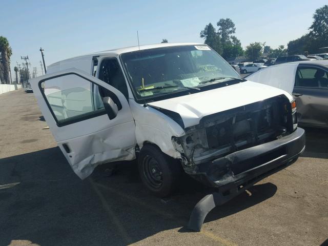 1FTNE1EW0BDA59118 - 2011 FORD ECONOLINE WHITE photo 1