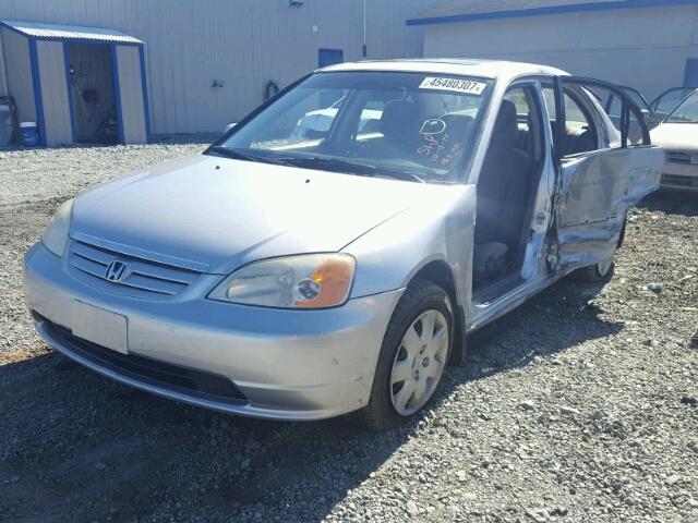 1HGES26722L041698 - 2002 HONDA CIVIC EX 银色 照片 2