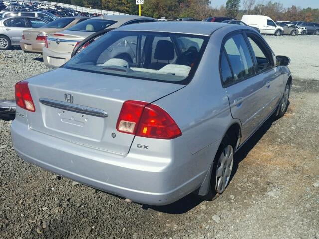 1HGES26722L041698 - 2002 HONDA CIVIC EX 银色 照片 4