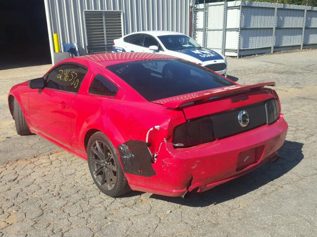 1ZVFT82H155152900 - 2005 FORD MUSTANG GT RED photo 3
