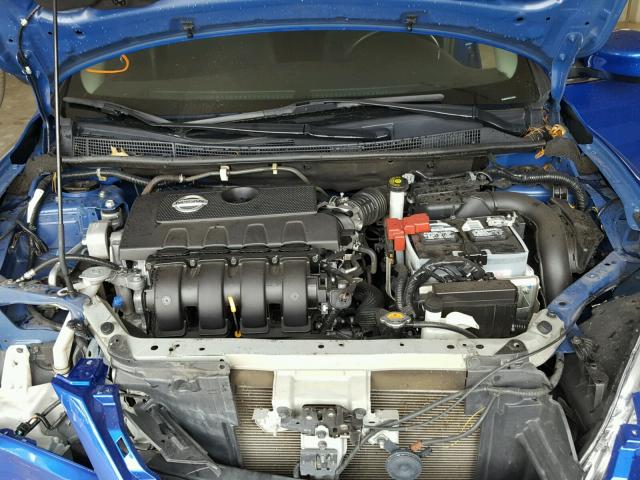 3N1AB7APXDL776182 - 2013 NISSAN SENTRA S BLUE photo 7