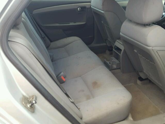 1G1ZH57B09F117231 - 2009 CHEVROLET MALIBU 1LT ვერცხლისფერი ფოტო 6