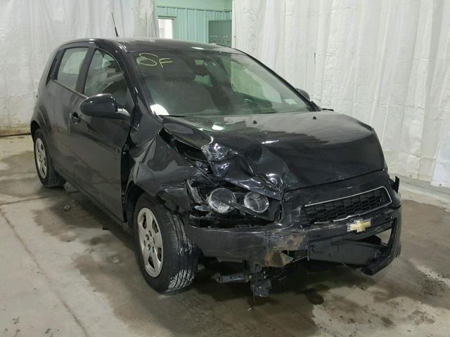 1G1JA6SH2E4155441 - 2014 CHEVROLET SONIC LS BLACK photo 1