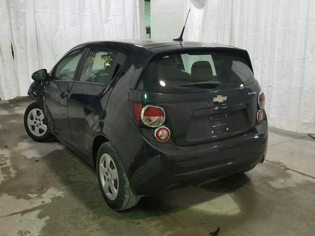 1G1JA6SH2E4155441 - 2014 CHEVROLET SONIC LS BLACK photo 3