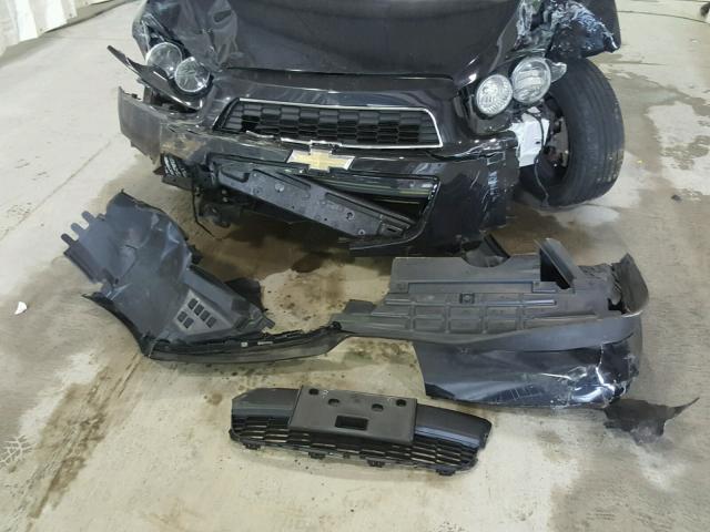 1G1JA6SH2E4155441 - 2014 CHEVROLET SONIC LS BLACK photo 9