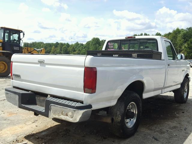 3FTHF26F7VMA64615 - 1997 FORD F250 WHITE photo 4