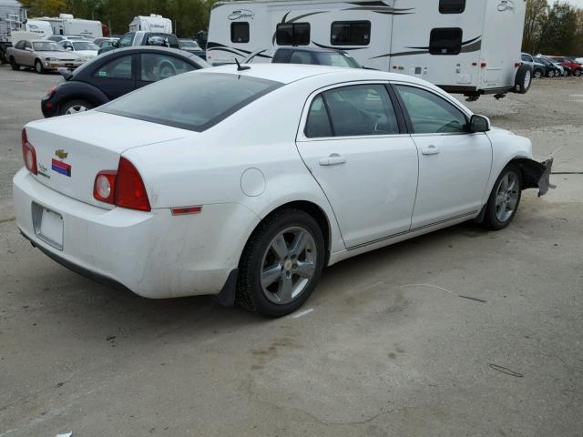 1G1ZD5EB7AF153176 - 2010 CHEVROLET MALIBU 2LT WHITE photo 4