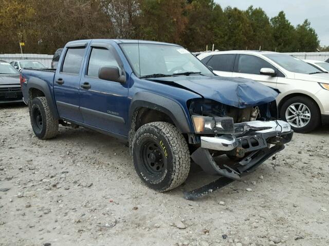 1GCDT136758255445 - 2005 CHEVROLET COLORADO BLUE photo 1