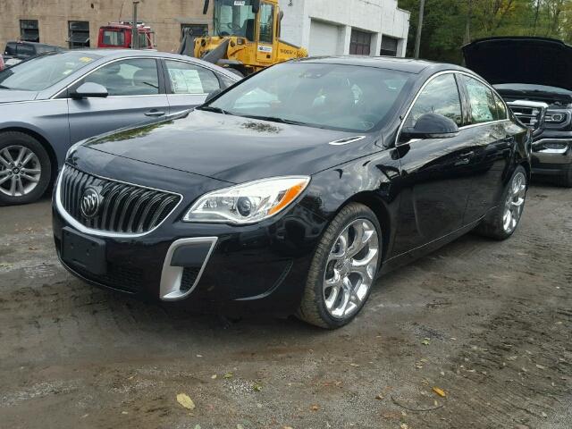 2G4GT5GX6H9148995 - 2017 BUICK REGAL GS Սև լուսանկար 2