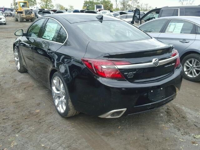 2G4GT5GX6H9148995 - 2017 BUICK REGAL GS Սև լուսանկար 3
