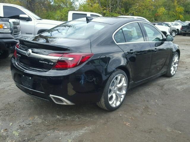 2G4GT5GX6H9148995 - 2017 BUICK REGAL GS Սև լուսանկար 4
