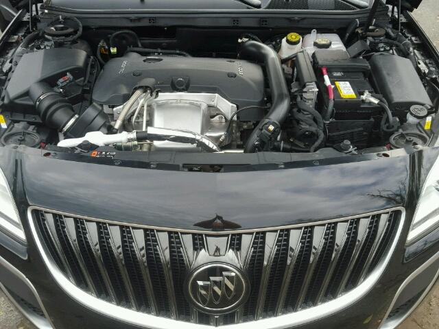 2G4GT5GX6H9148995 - 2017 BUICK REGAL GS Սև լուսանկար 7